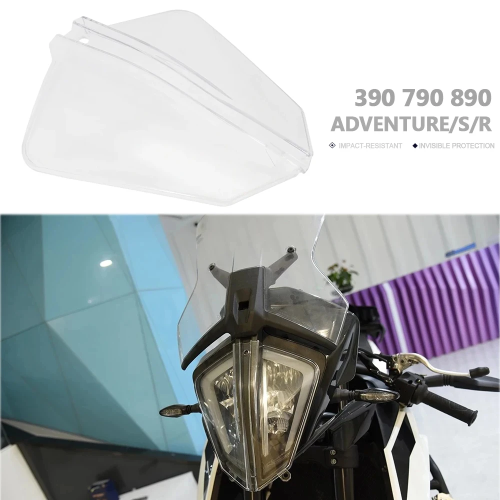

For 390 ADVENTURE 790 890 Adventure ADV S R Motorcycle Headlight Protector Cover 2019 2020 2021 Impact Resistant Guard Shield