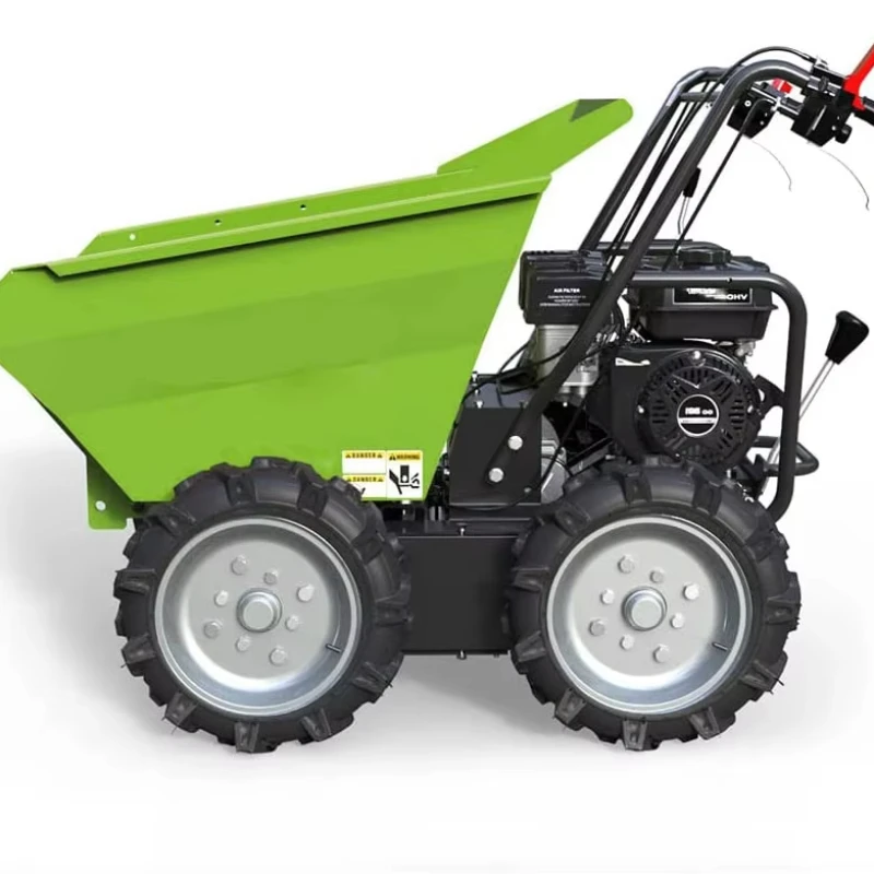 

300 kg Weight 100L Volume Gasoline Wheel Barrow Construction Waste Carrier Wheelbarrow For Farm