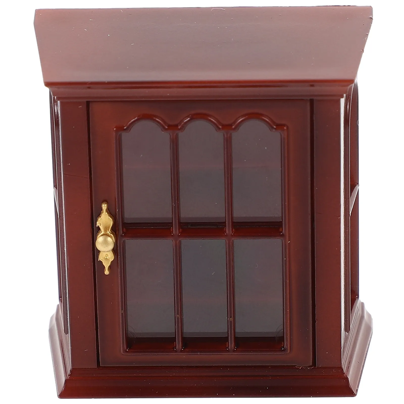 

Mini Cabinet for Mini House Decor Exquisite ABS Plastic Tiny Storage Unit Perfect Bedroom Dining Room Living Room Decoration