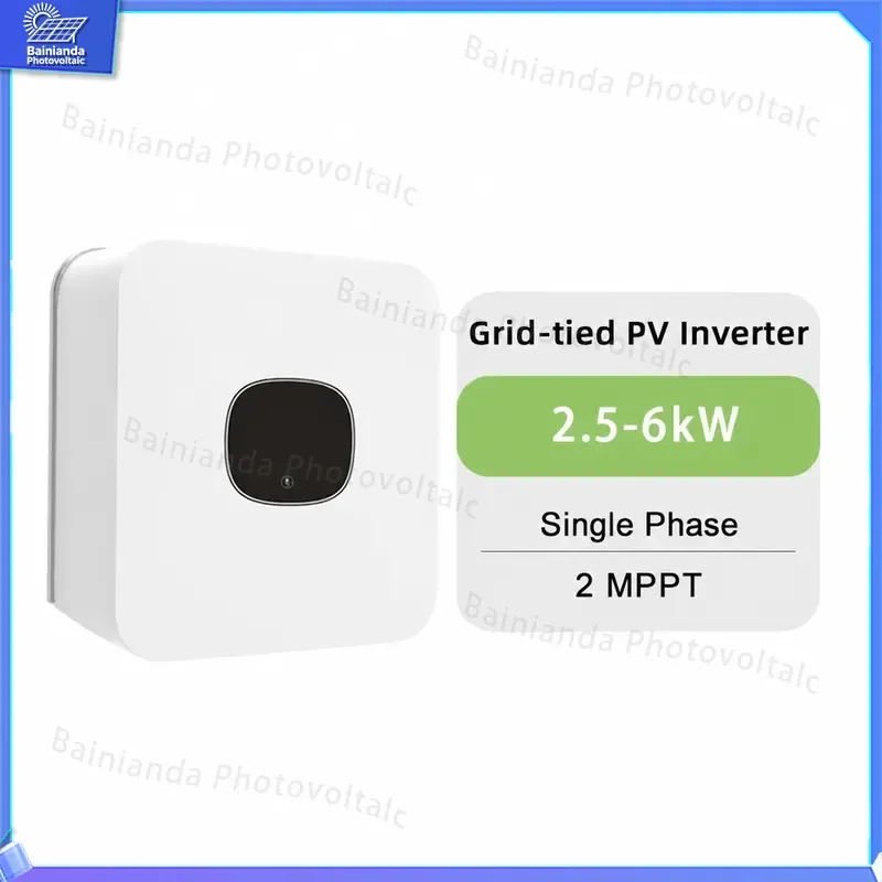 2.5K 3K 4K 5K 6KW Solar Inverter Grid Tie Dual MPPT 230V PV Power Converter On Grid Inverter for Home System Energy Storage