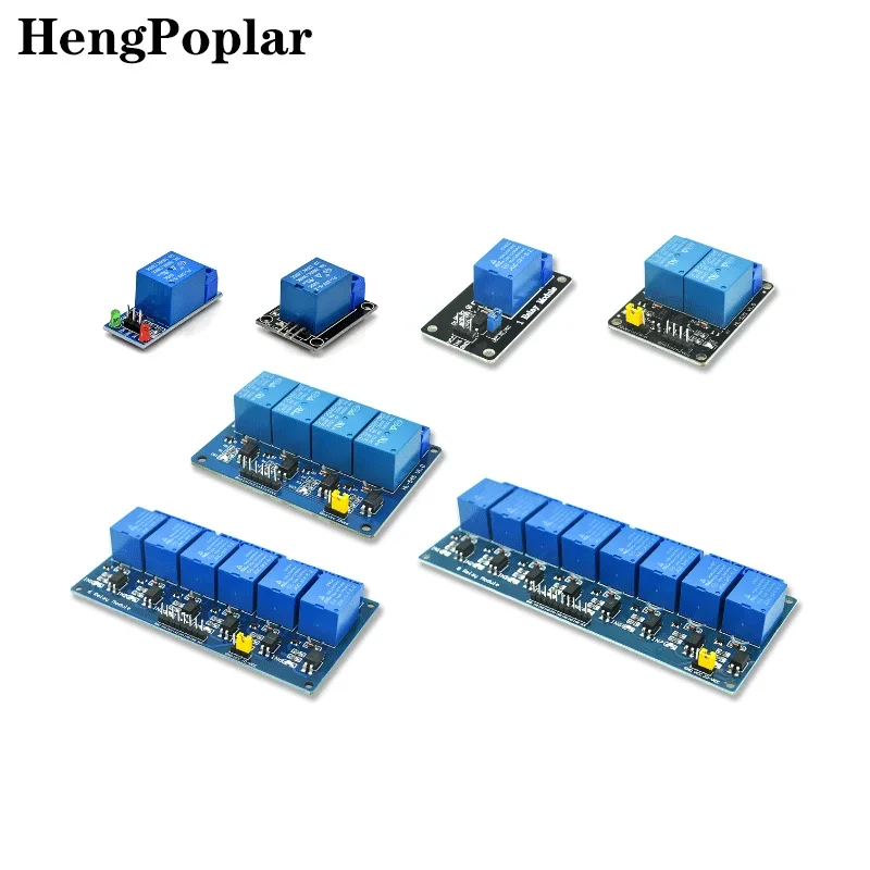 KY-019 With Optocoupler Relay Module DC 5V Output 1/2/4/6/8 Way Power Relays Module 250VAC/125VAC 10A Board Shield For Arduino