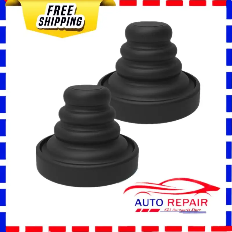 

2pcs Car Door Shock Absorber Cushion Silicone Pad Gasket Trunk Sound Insulation Pad Shockproof Thickening Latch Accessories