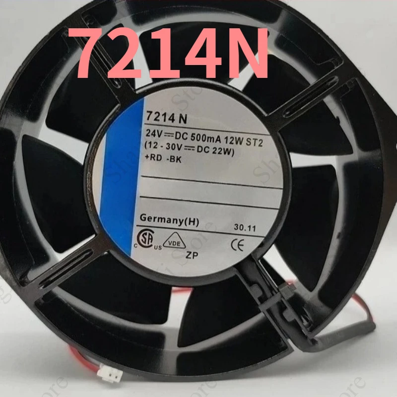 1PCS Brand New 7214N DC24V 12W 172 150 55mm 2Wire Cooling Fan Fast Delivery