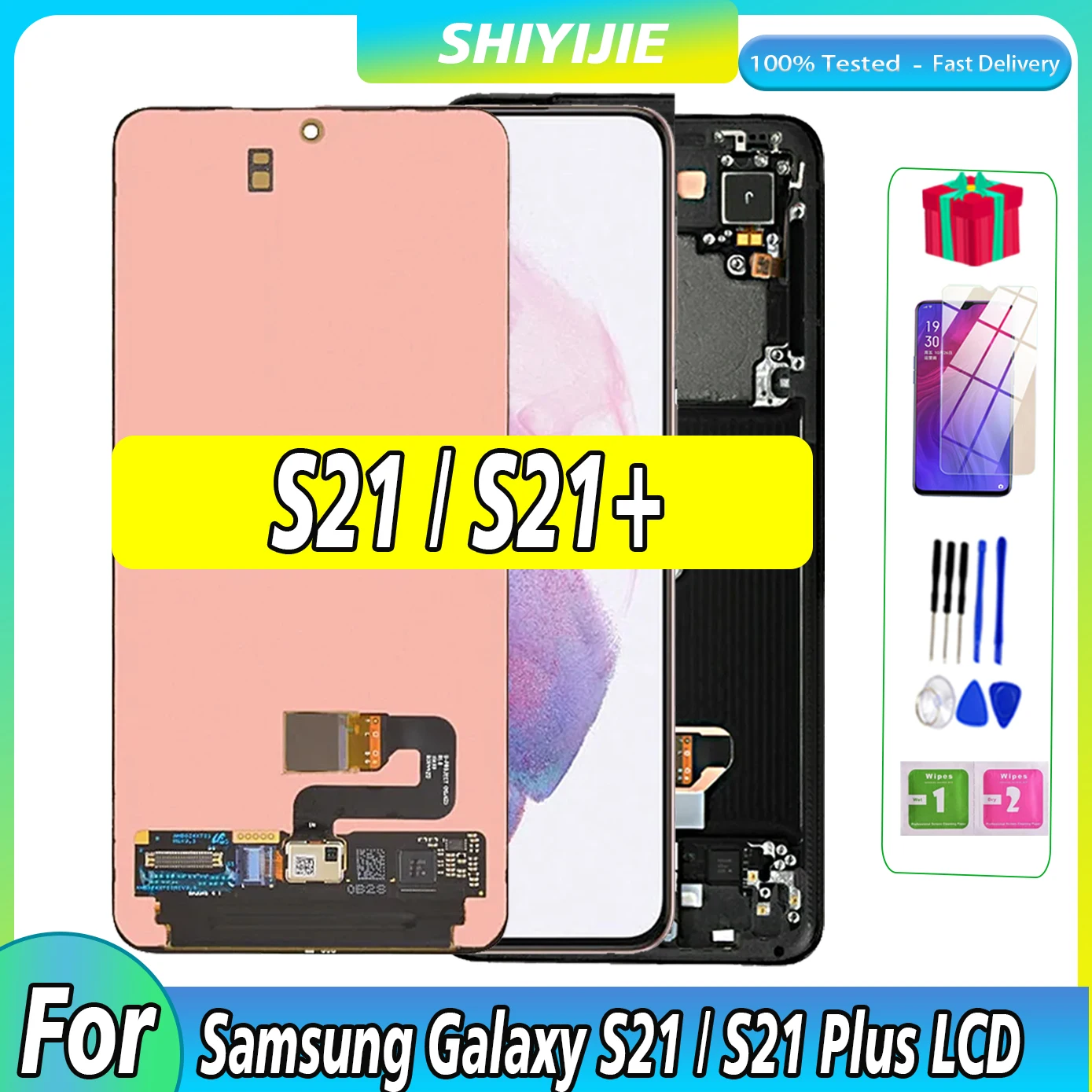 LCD For Samsung S21 Plus S21+ G996F G996 G9960 For Samsung Galaxy S21 G990F/DS G991 Lcd Touch Screen Display Digitizer Assembly