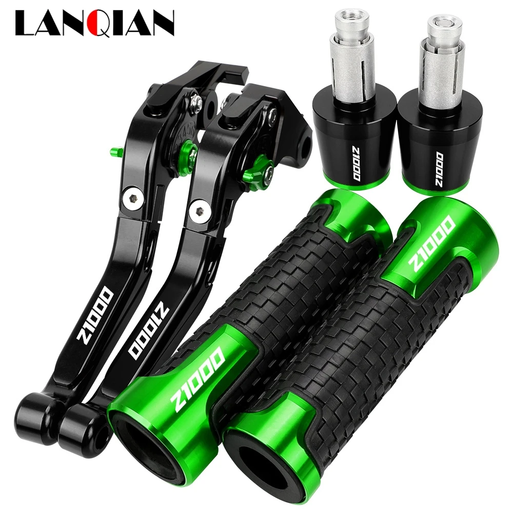 

FOR Kawasaki Z1000 2003 2004 2005 2006 Motorcycle Accessories Handgrips Extendable Brake Clutch Levers Handlebar Grips Ends