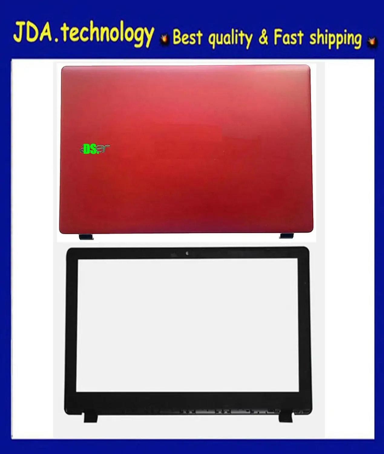 New/Org Red For Acer Aspire E5-511 E5-511G E5-511P E5-531 E5-551 E5-551G E5-571 E5-571G LCD back cover+Front bezel+Hinge set,Red