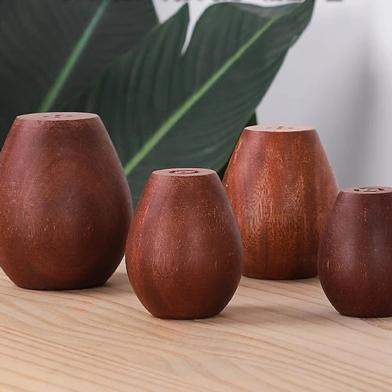 Pottery Clay Spout Modifier Wooden Double-head Punch Wooden Eggs Teapot Crafts Modeling Repair Purple Clay Pot Lid Making Tools