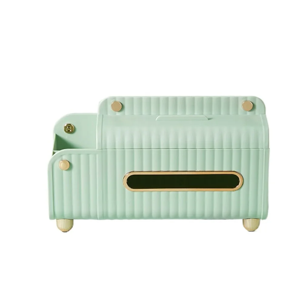 

Home Decoration Multifunctional Tissue Box Plastic Anti-slip Paper Drawer Large Capacity Exquisite Paper Container Desktop