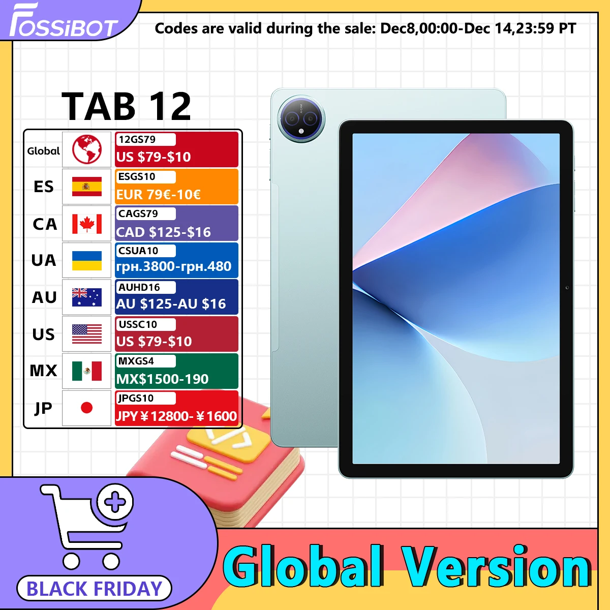 Fossibot Tab 12 10.95