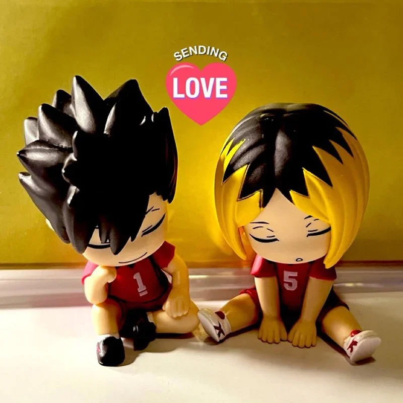 Kozume Kenma Shoulder on Shoulder Sleep Gashapon Anime Figures Ornament Action Figure Model Toys