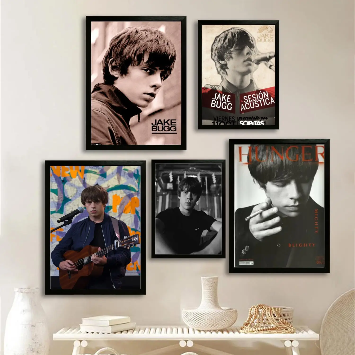 Jake Bugg Canvas Art Poster, Wall Art Picture Print, Modern Family Bedroom Decor Posters,Decorative painting