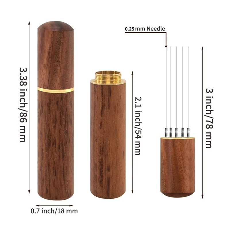 8 Needle Distributor Stainless Steel Coffee Tamper Espresso Mixers Dispensers Levelers WDT Tool Cafe Stirrers Barista Accessorie