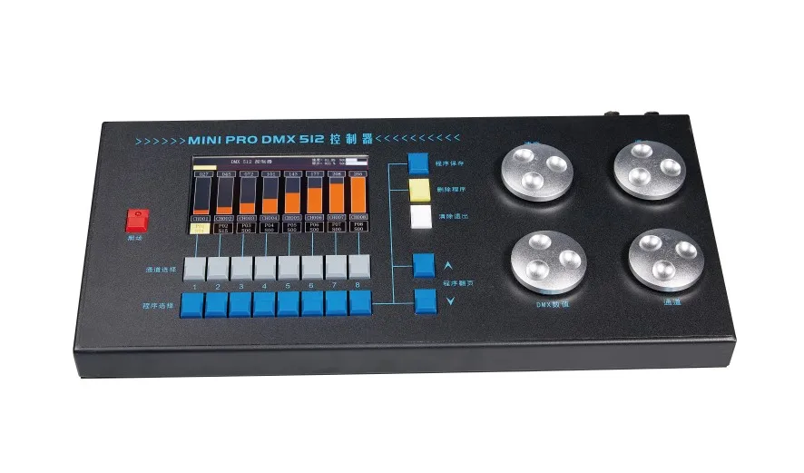 Simar mini pro dmx512 studio luz de vídeo lâmpada toque inteligente dimmer console controlador
