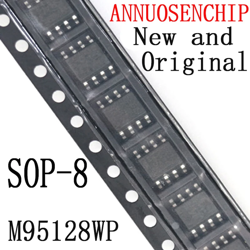 10PCS New And Original SOP 95128 SOP-8 95128WP M95128-WMN6TP SOP8 franchise full Range Of Memory Chips M95128WP