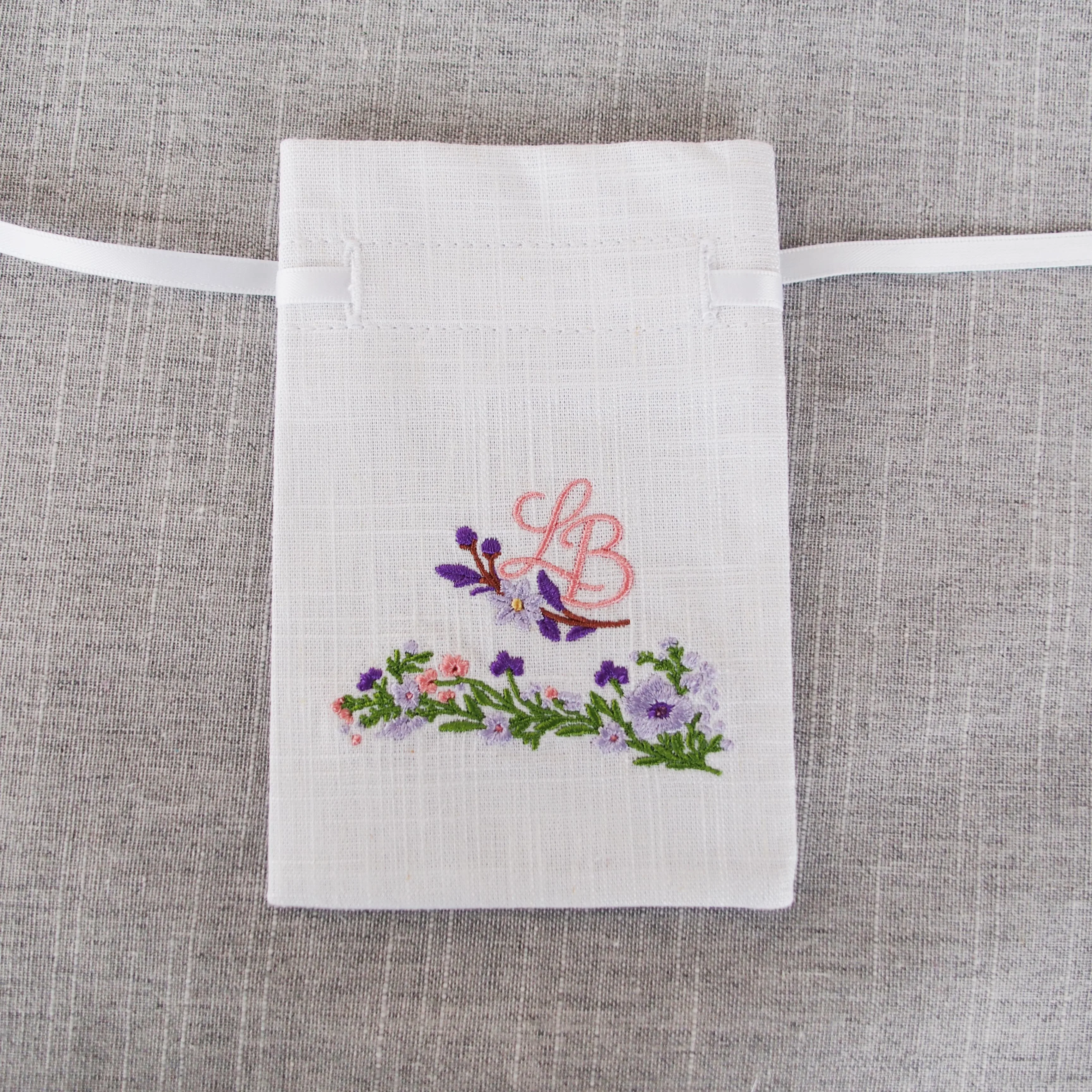 Bolsas de Doces Azuis Personalizadas Bordadas para Cerimônias de Casamento Judaicas, Podem Ser Personalizadas para uma Bolsa de Doces Elegante e Estilosa