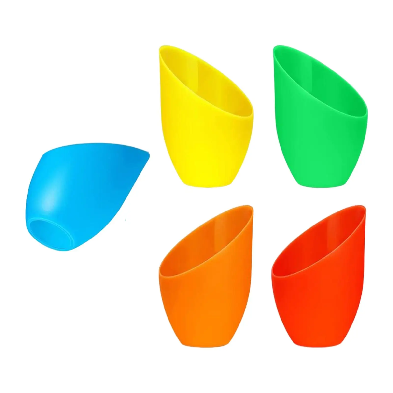 5 Pieces Plastic Lampshade Lamp Shade 5.35 inch High, 4.33 inch Diameter, 1.65 inch Fitter for Bedroom LED Floor Lamp Table Lamp