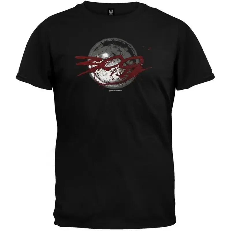 300 Foil Logo Adult Mens T Shirt