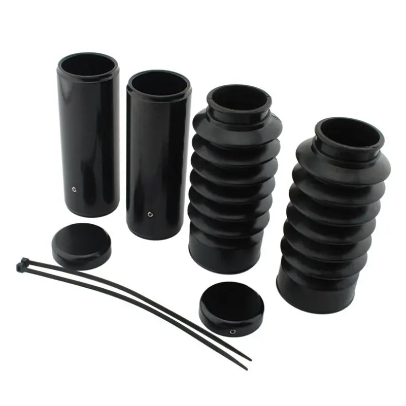 A21F-Motorcycle Upper/Lower Front Fork Shock Absorber Cover Protective Sleeve For Street Bob Low Rider 2018-2024
