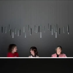 Chandelier Combination Pendant Light, Modern Restaurant Bar Counter, Island Shaped Conference Room Lighting Fixtures