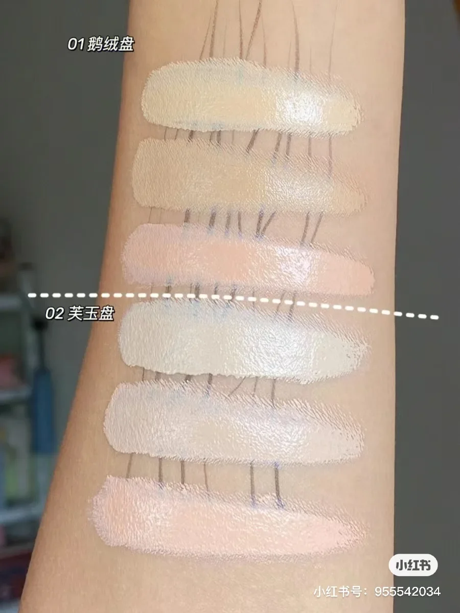 TIMAGE 3-kleuren Concealer Palette Gezichtsconcealer Covers Vlekken Acne Donkere Kringen Romige Textuur Hydraterende Foundation