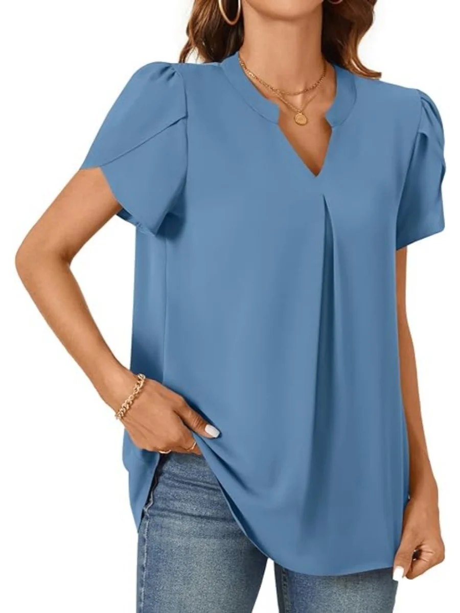Thumbnail 2 - #51 Chiffon Blouse Tops Comparison Guide
