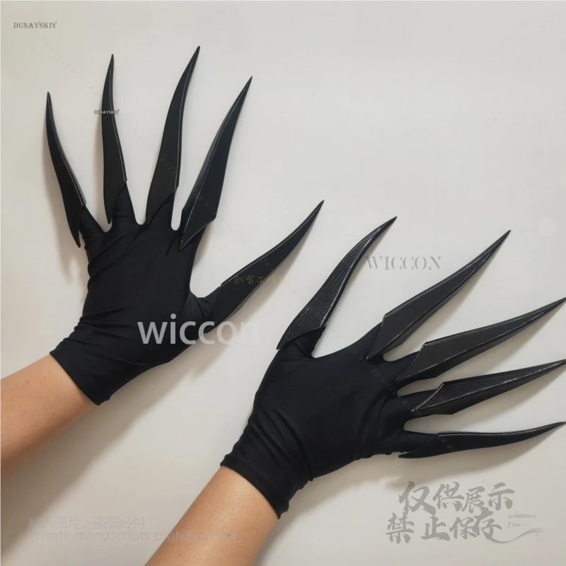 Anime VOX Lucifer Alastor Cosplay Adam Costume Outfit 3D Claw Uniform Halloween Carnival Accessories Adult Male Men Customized