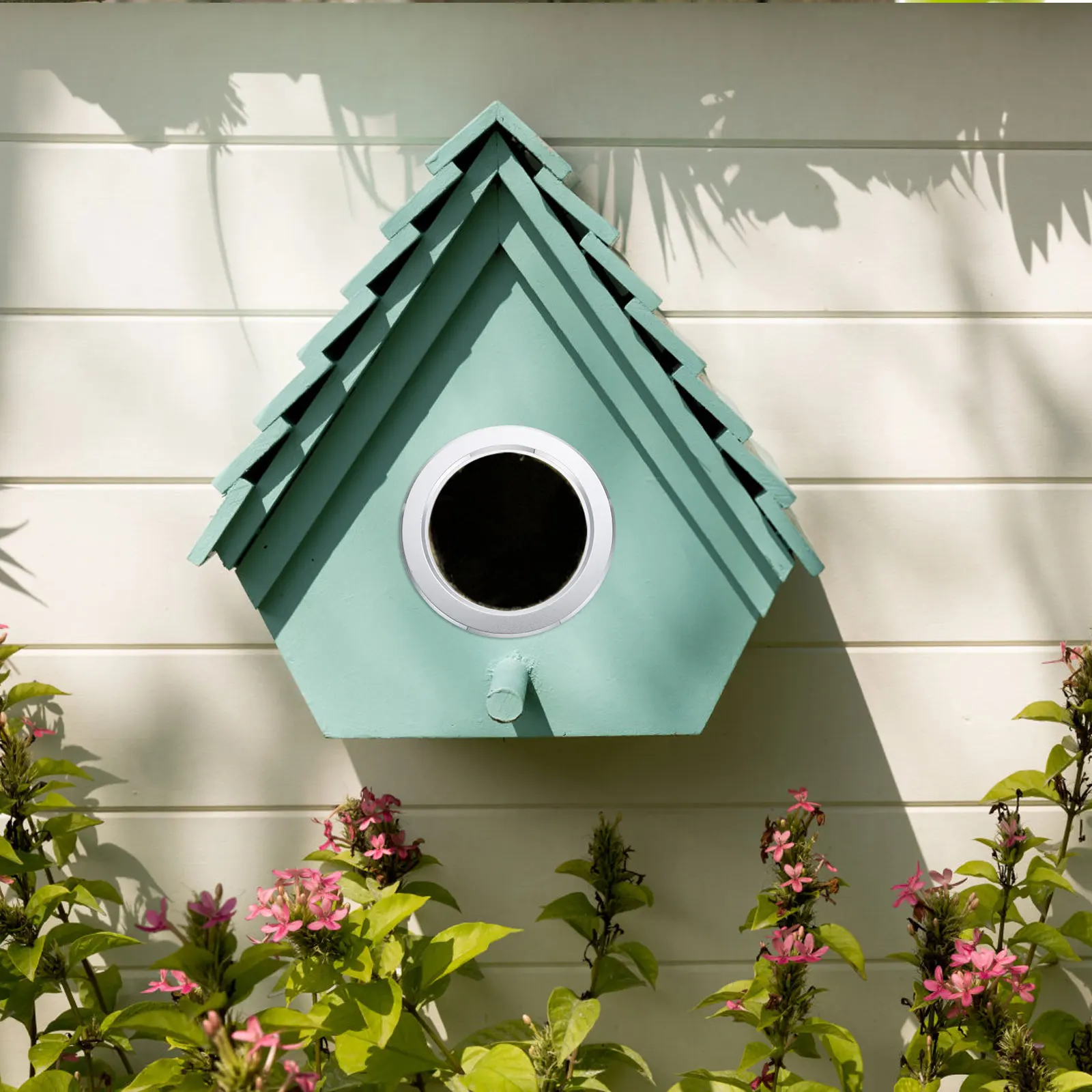 

Birds Nest Anti-bite Ring Metal Durable Replaces Old Broken Practical Breeding Box Supplies Wooden Bird House Hole Guards Portal