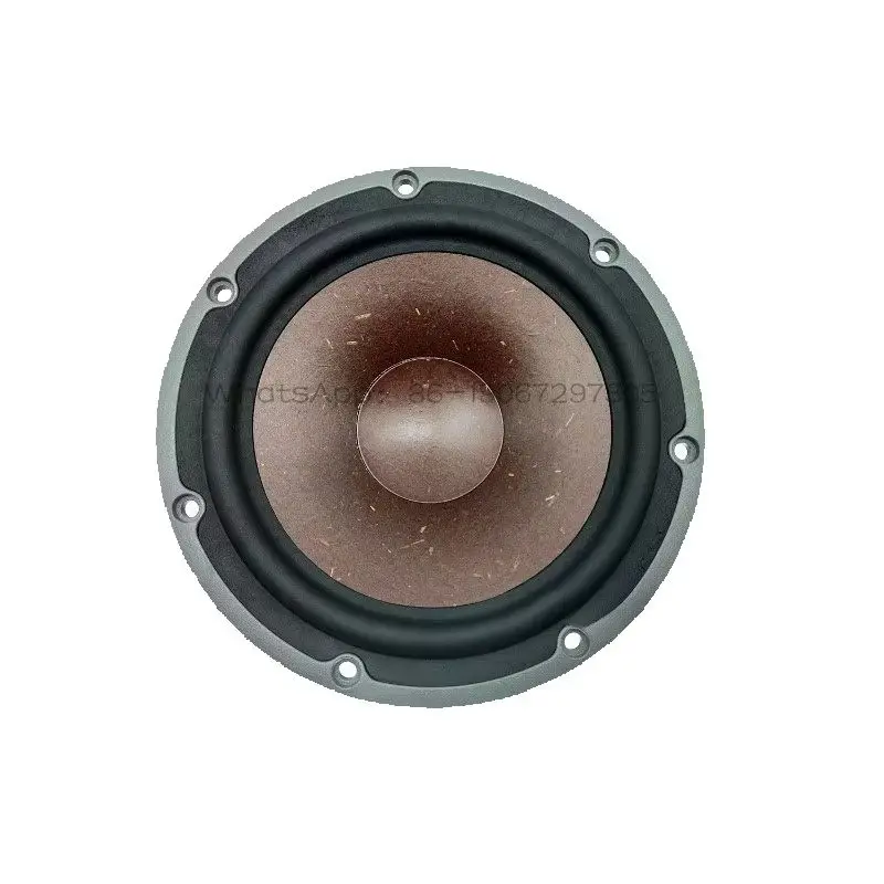 High Quality Full Frequency 6.5-inch Peach Blossom Wood Pulp Basin Dual Aluminum Frame Mid Low Frequency Speaker