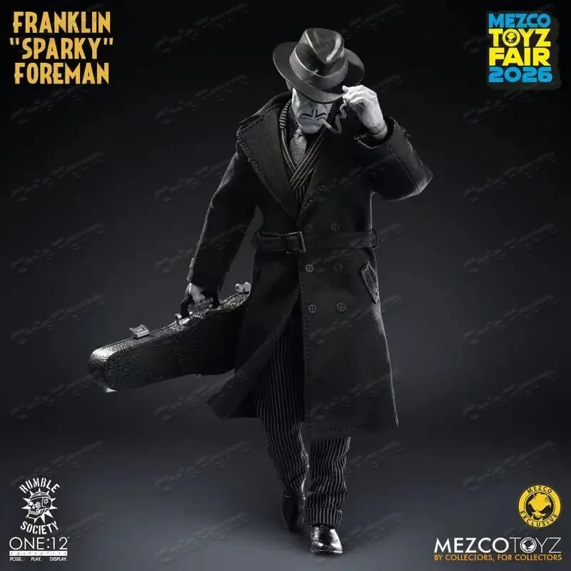 

In Stock Original Mezco One:12 Gangsters Inc. Franklin "Sparky" Foreman: Hardboiled Novel Edition Collectible Gift