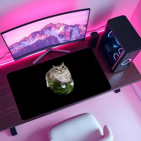 Mouse Wacky Funny Pad Non-slip Lockedge Office Student Gaming Thickened Cat Large Writing Cushion MousePad