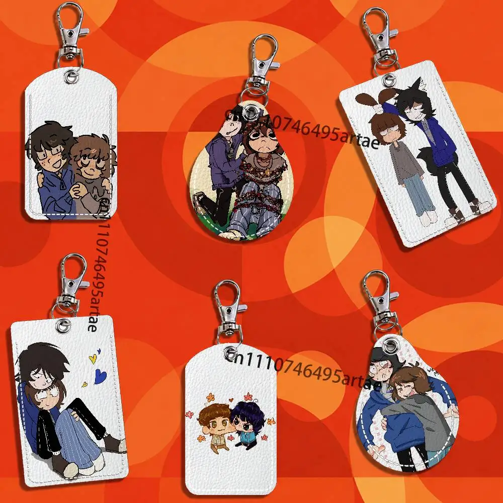 OWM B-Byler Mike Will Card Keychain Fashion Pendant Bag ID Door Card Case Bus Card Cute Adult Scratch Resistant