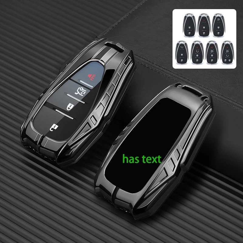 ICAR Zinc Alloy for Chevrolet Chevy Malibu Camaro Cruze Traverse Spark Equinox Sonic Volt Remote Car Key Case Cover Fob Keychain