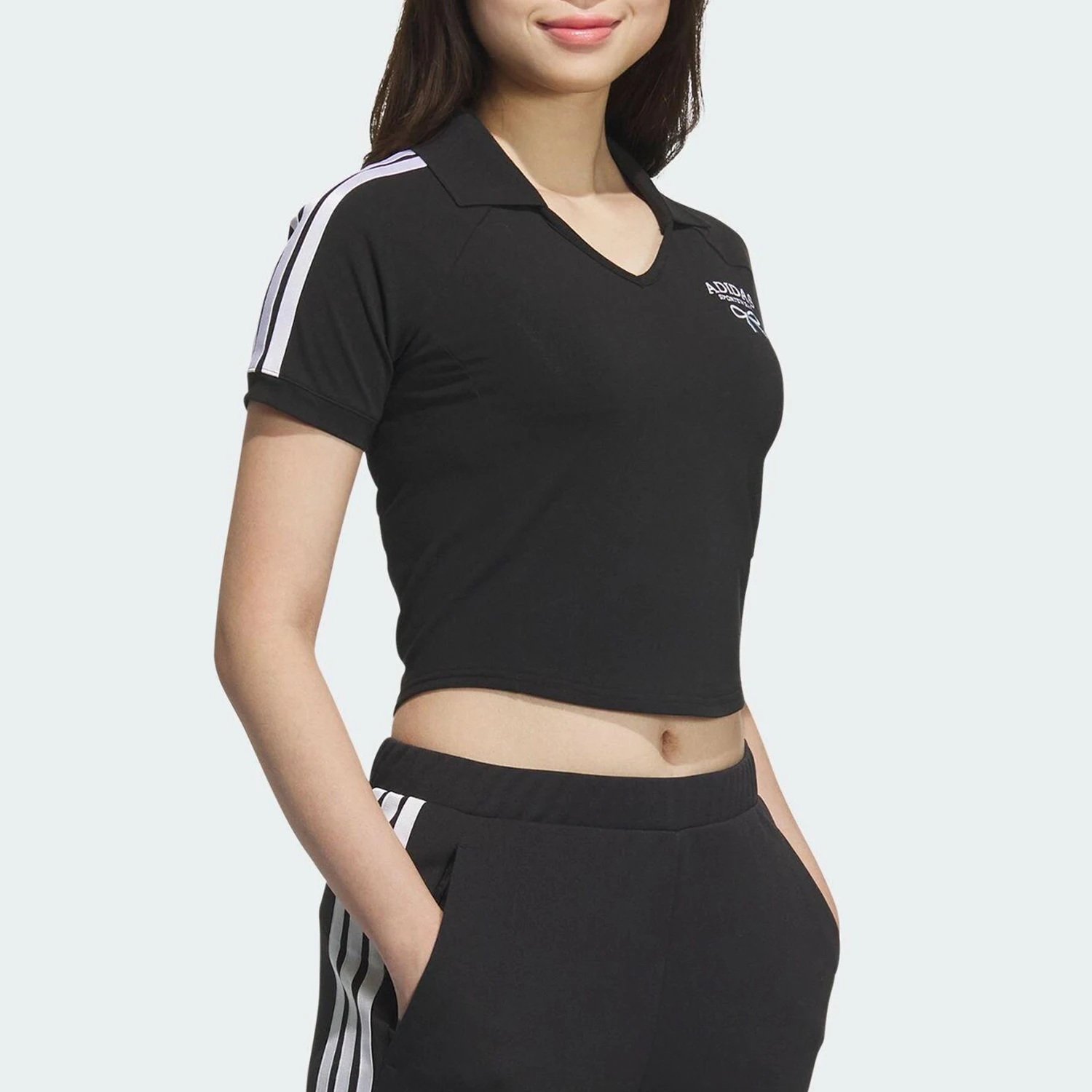 Adidas Authentic DANCE POLO TEE Women's Short Polo Shirt KE5800