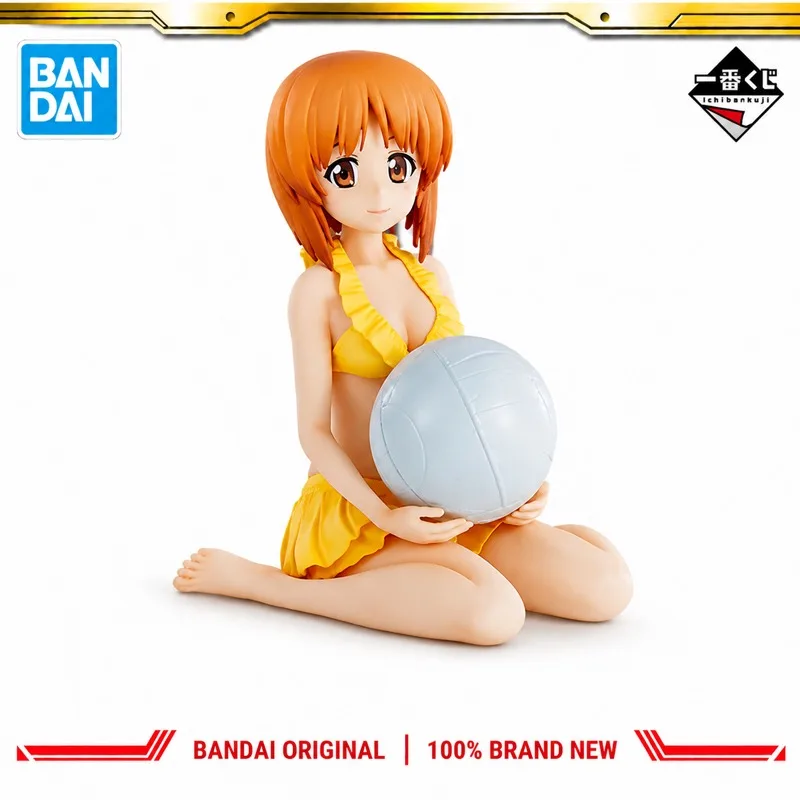In Stock Bandai Original Ichiban Kuji Girls Und Panzer Nishizumi Miho Action Figure Model Doll Brand New Boxed Anime Characters