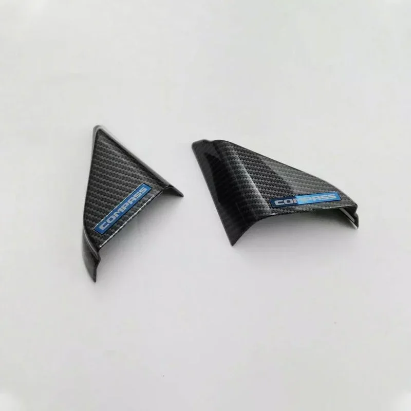 ABS Car Window A Pillar Colum Trim Cover Frame Sticker Decoration Fit For Jeep Compass 2017 2018 2019 2020 Interior Accessories view 5