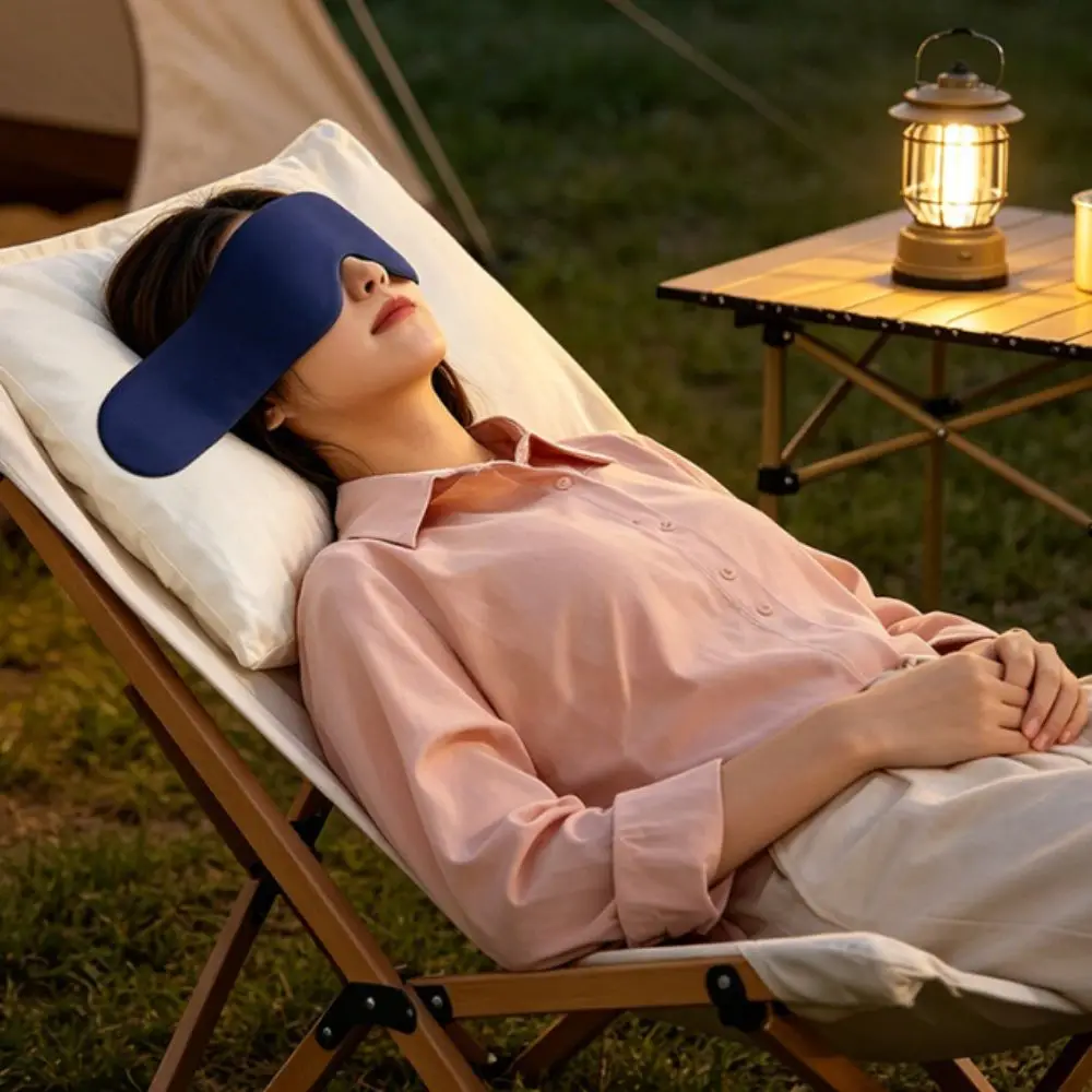 Soft Smooth Fabric Gravity Sleep Eye Mask Balanced Gentle Weight Mild Compression Gravity Eye Mask Gentle Touch Flexible Edge