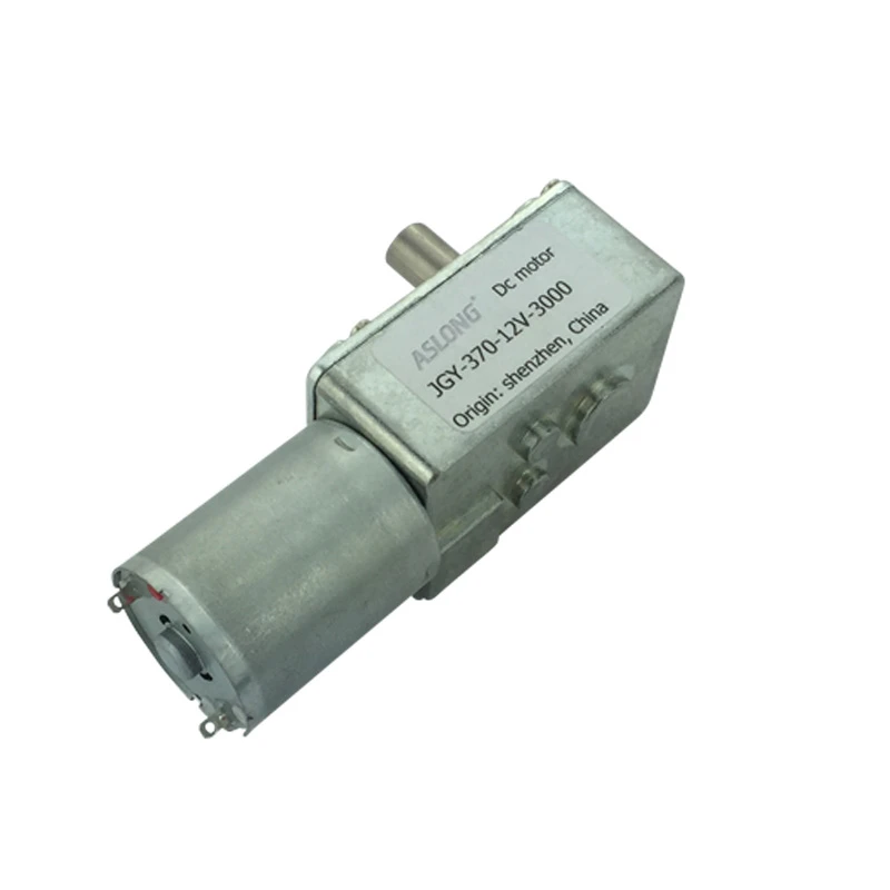 JGY370-3000 DC turbo worm gear motor motor Self-locking motor 6V 2RPM 12V 2RPM 24V 1RPM