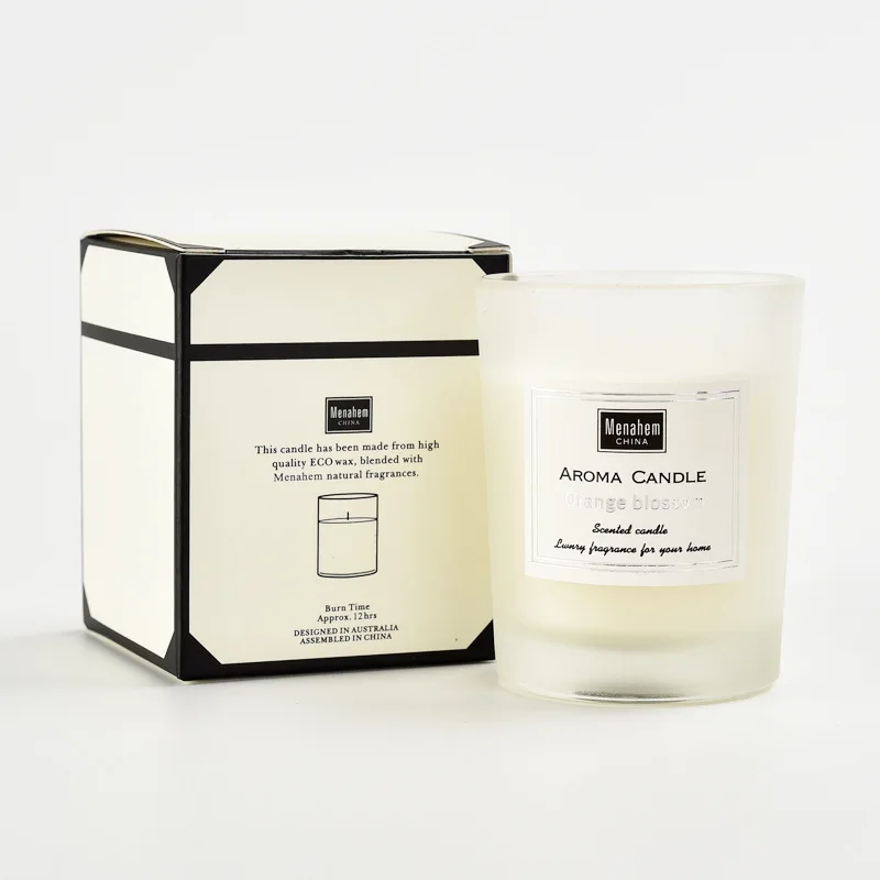 3-Color Glass Jar Scented Candle Natural Soy Wax Smokeless Aromatherapy Candle with 9 Fragrance Options for Home & Gift image 5