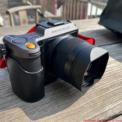 Hasselblad XCD 45P F/4 XCD F4/45P 렌즈용 디자인 금속 사각 렌즈 후드에는 금속 캡이 함께 제공됩니다.