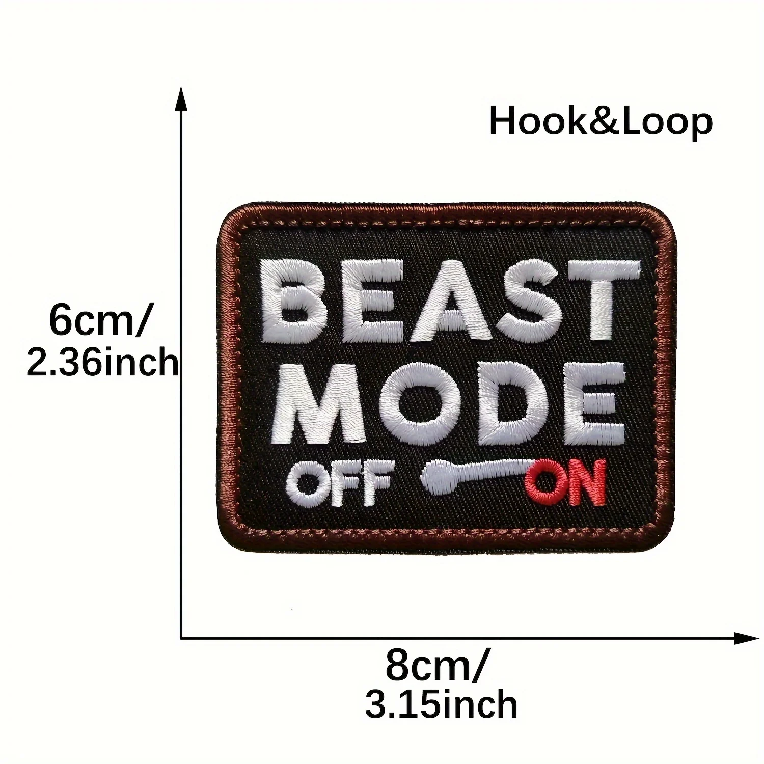 Parche Velcro militar táctico Beast Mode bordado para mochila MOLLE - imagen 5