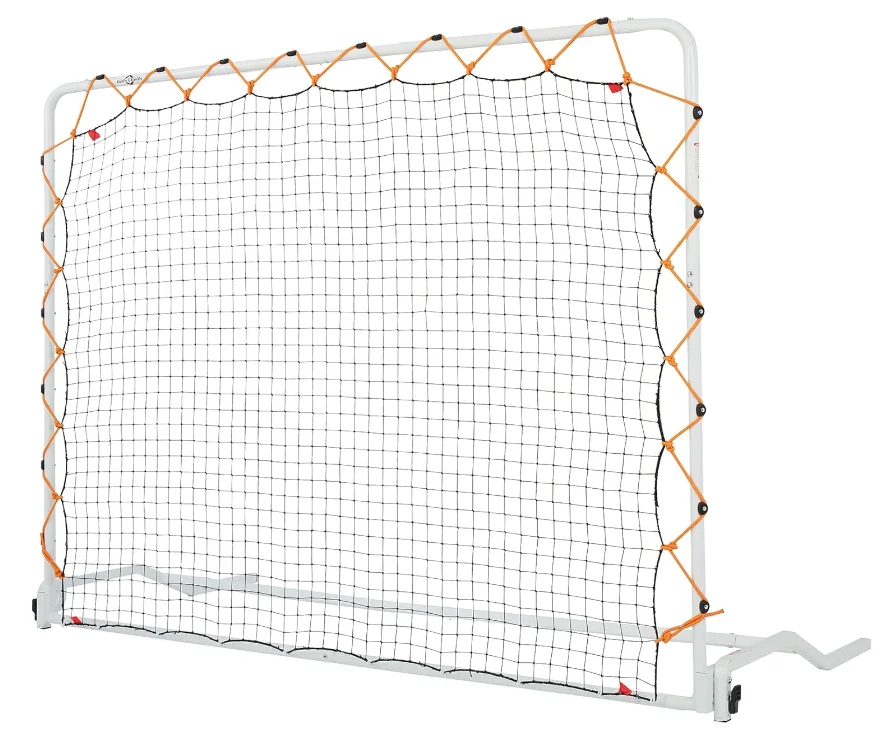 1 accesorio de sistema de rebote de entrenamiento de fútbol multiángulo, reboteador de marco de acero portátil con ajuste de Pedal, 5x6 pies, 2025