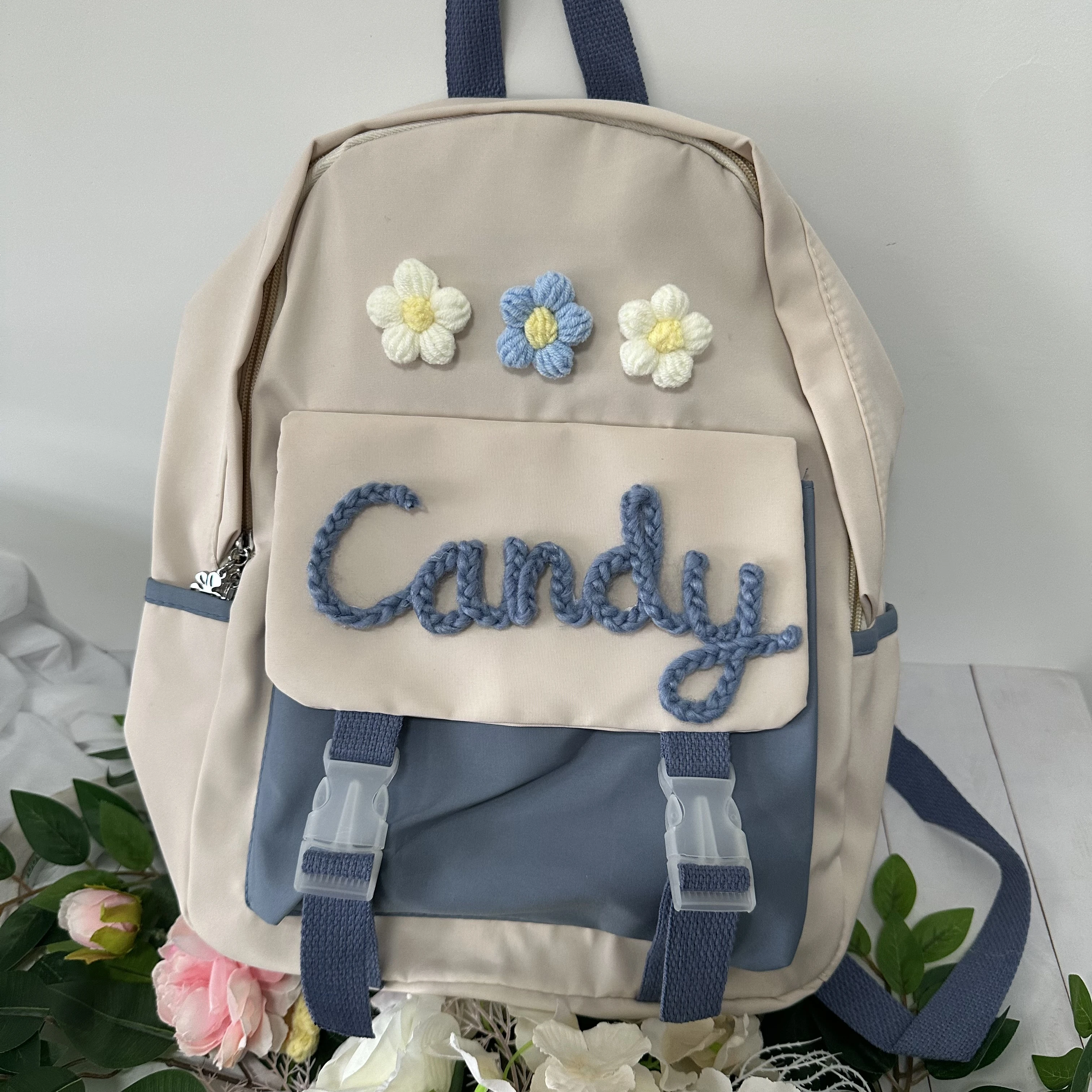 Sac à Dos Personnalisé Brodé pour Enfant, Bébé, Cadeau de Noël