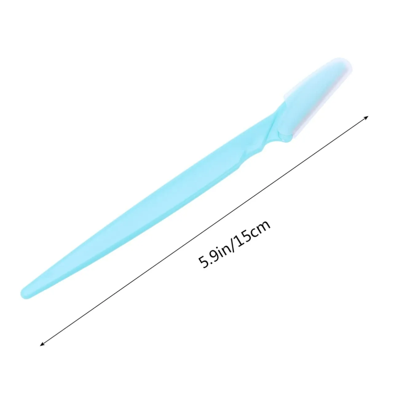 Straight Handle Brow Shaper Safety Razor, Beginner Friendly Eyebrow Trimmer with Protective Net for Women Eyebrow Grooming