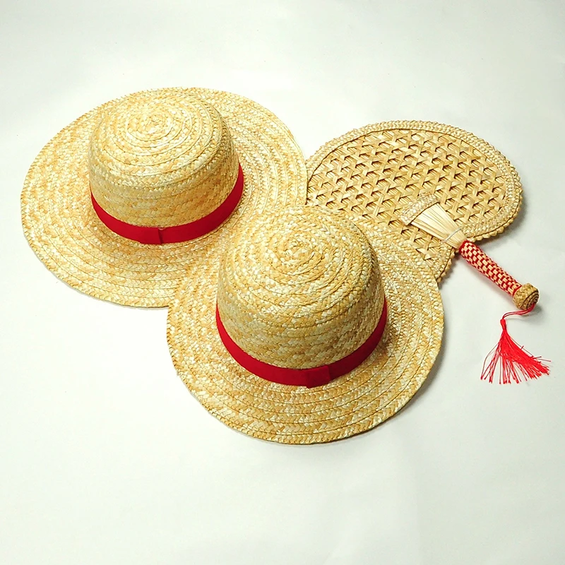 Luffy Anime Peripheral Straw Hat Group Two-dimensional Anime Original Hat Sunshade Sunscreen Best Birthday Gift