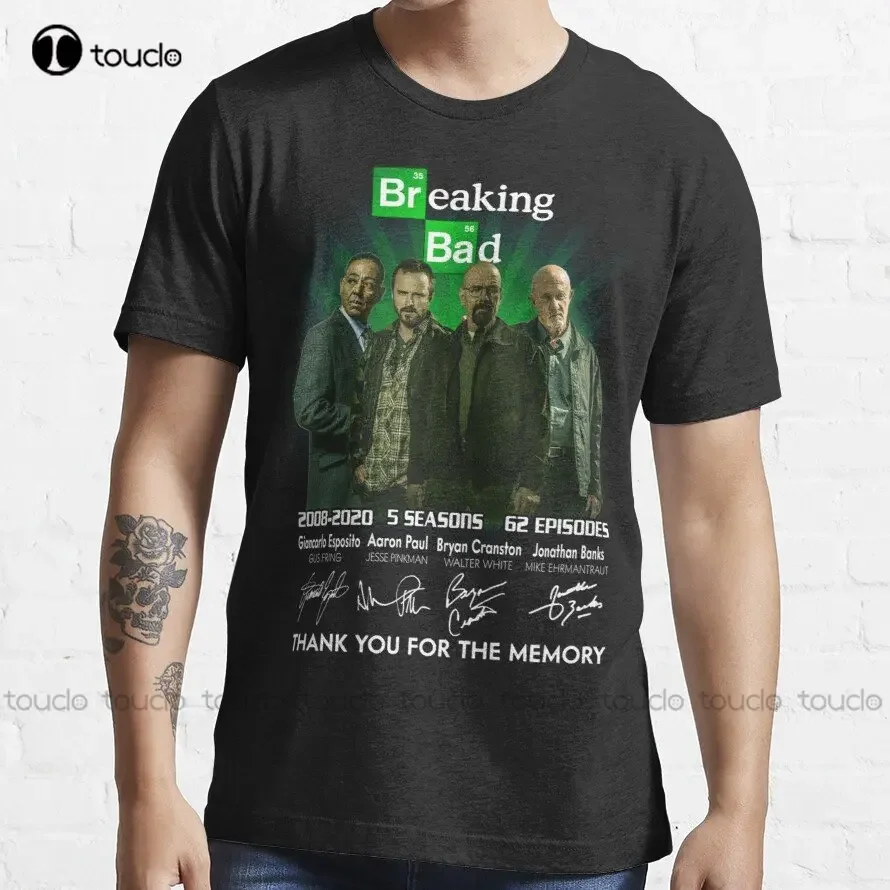 Breaking Bad Anniversary Thank You For The Memories T-Shirt Crewneck Shirts Outdoor Simple Vintag Casual T Shirts Xs-5Xl Unisex