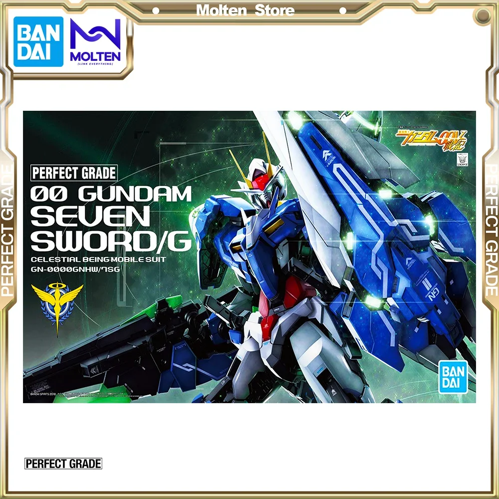 

BANDAI Original PG 1/60 00 Gundam Seven Sword/G Mobile Suit Gundam 00 (Double O) Gunpla Model Kit Assembly/Assembling