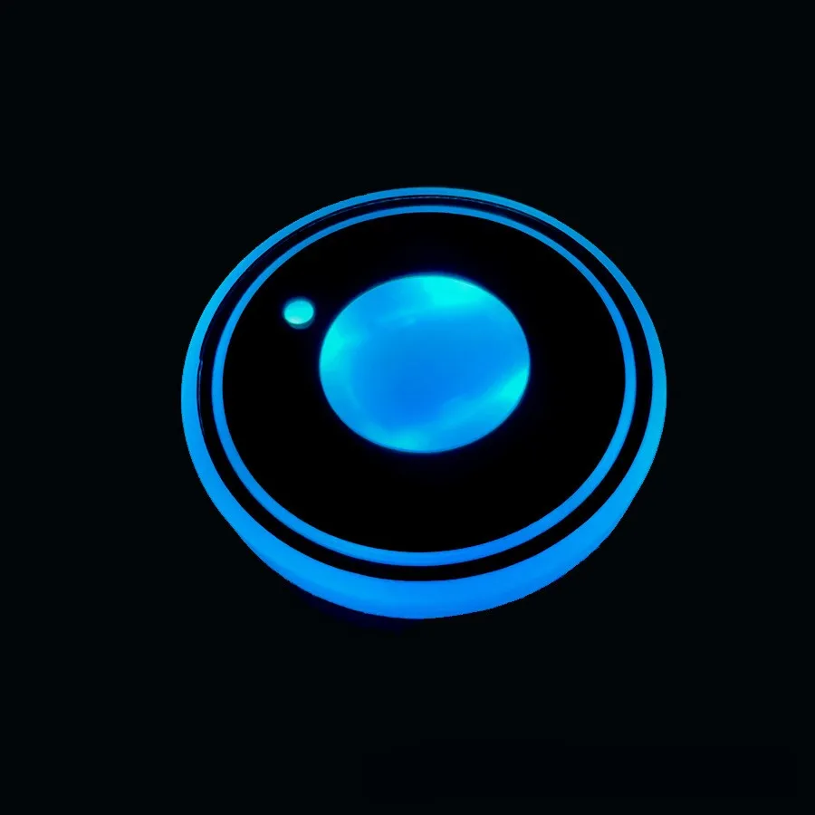 Car Interior Lighting LED Car Coaster Energy Efficient Car Lighting Car Accessories White USB Rechargeable Battery
