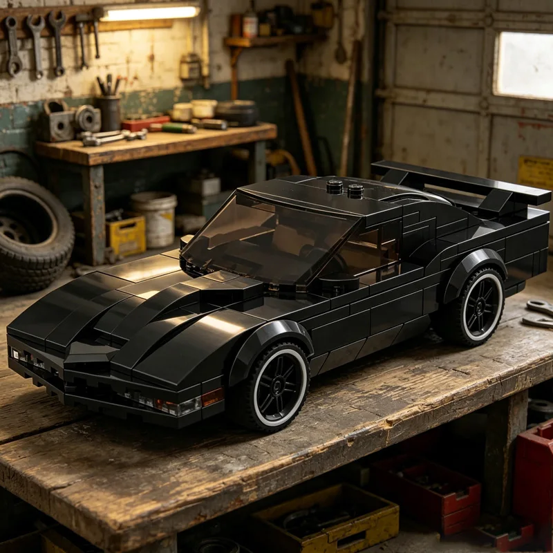 

Speed Racing Car Model MOC Building Bricks American Muscle Car Modular Technology Children Assemble Toys Suit Holiday Gifts