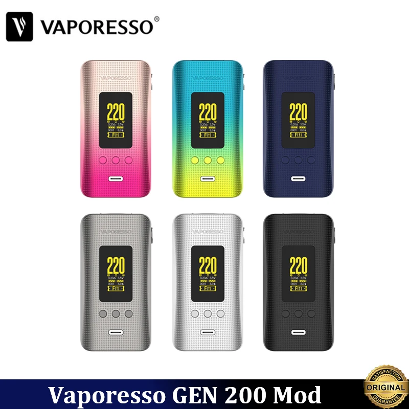 الأصلي Vaporesso الجنرال 200 وزارة الدفاع المزدوج 18650 220 واط وزارة الدفاع Vape متوافق iTank/iTank 2 510 البخاخة المرذاذ السجائر الإلكترونية