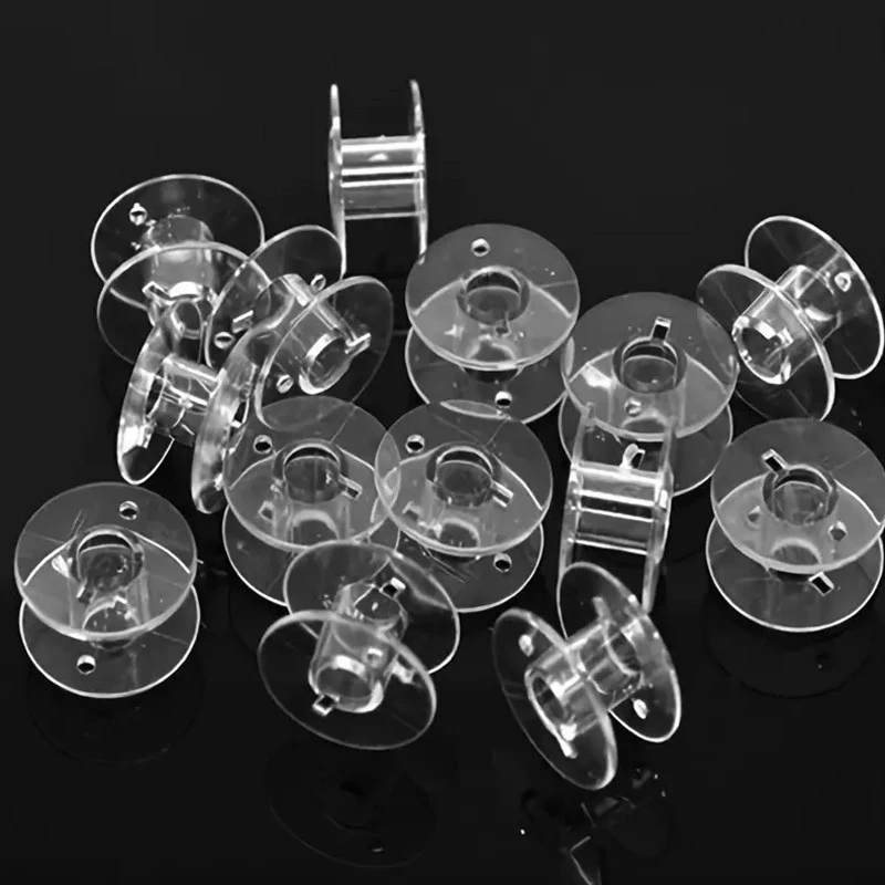 ด้ายเย็บผ้า Bobbin ด้ายโพลีเอสเตอร์ Spools จักรเย็บผ้า Bobbins พร้อมกล่องเก็บสําหรับอุปกรณ์เย็บผ้าเย็บปักถักร้อย